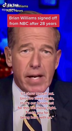 Brian Williams NBC News Farewell After 28 Years