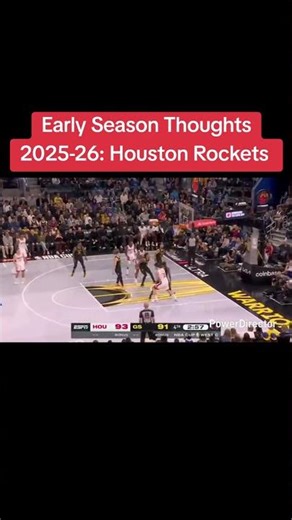 Early Season Thoughts 2025-26: Houston Rockets