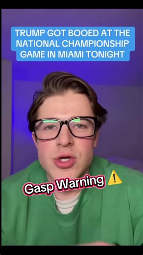 Trump Booed at National Championship Game