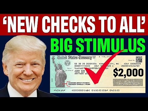 BREAKING NEWS: $2,000 | Stimulus Checks To All Americans | New Relief Checks in 2025 & 2026
