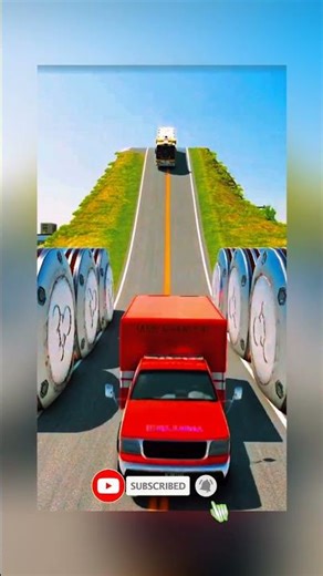 Crushing Cars with Giant Hydraulic Presses#car #beamngdrive