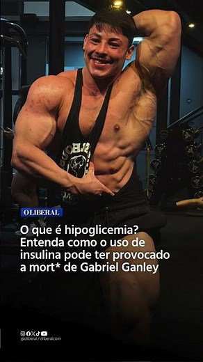 GABRIEL GANLEY: O que é hipoglicemia? Entenda como o uso de insulina pode ter provocado mort*