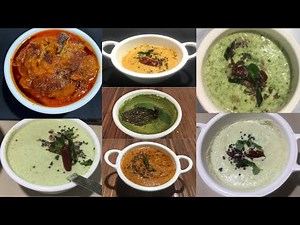 7 chutneys for 7 days | 7 நாட்களுக்கு 7 வகையான சட்டினிகள் | South Indian 7 chutney recipes |