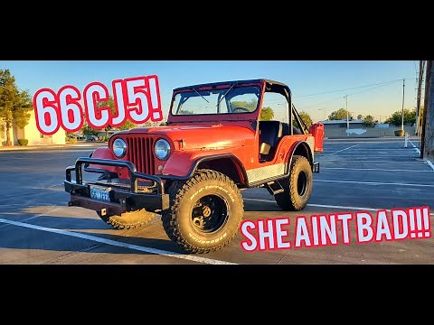 1966 Jeep CJ5 Walkaround and Rev! Buick 225 Dauntless V6