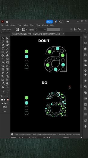 How to Create Pattern Text in Adobe Illustrator 2026 #illustrator #tutorial #adobe