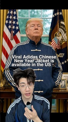 The viral adidas Chinese new year jacket is coming to the US 🦅🦅🦅