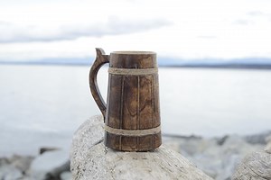 Rustic Handcrafted Wooden Mug – Personalized Engraving Included - Etsy