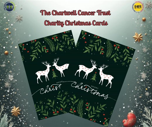 𝗦𝗽𝗿𝗲𝗮𝗱 𝘀𝗼𝗺𝗲 𝗳𝗲𝘀𝘁𝗶𝘃𝗲 𝗰𝗵𝗲𝗲𝗿 𝗮𝗻𝗱 𝘀𝘂𝗽𝗽𝗼𝗿𝘁 𝗮 𝗴𝗿𝗲𝗮𝘁 𝗰𝗮𝘂𝘀𝗲 The Chartwell Cancer Trust 𝗖𝗵𝗿𝗶𝘀𝘁𝗺𝗮𝘀 𝗰𝗮𝗿𝗱𝘀 are now on sale, just 5 for £5! All proceeds go directly to supporting cancer patients, families and vital local services through The Chartwell Cancer Trust. Share some festive joy and make a real difference this Christmas. Get your cards today and help us make this season extra special for those who need it most. Click the link to purchase your 