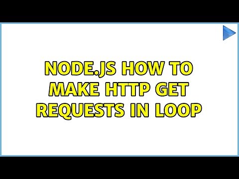 Node.js how to make http get requests in loop