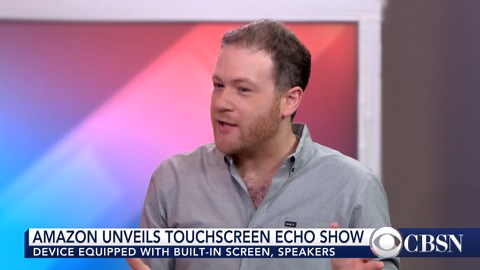 Amazon's Echo Show digital assistant has a touch screen and a camera