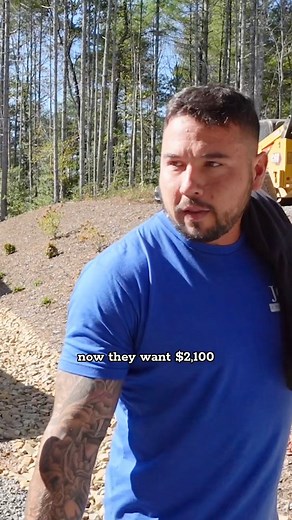 Priced this guys wall before the storm and now dealing with the astronomical prices afterwards. Got to be done though - home is a few more rains away from shifting downhill 😅 Get all this action in the comments. #bluecollarlife #hauling #retainingwall | John Seaman