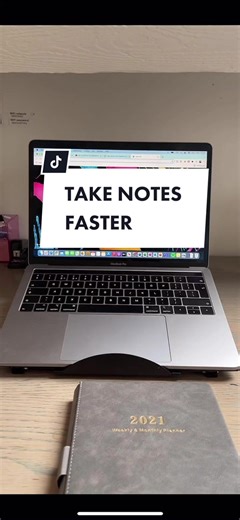 Study Hack: How to Take Notes Faster on Your Laptop