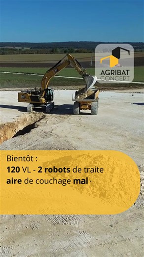🎬 Top départ pour ce nouveau chantier ! Construction d’une stabulation vaches laitières sur litière en miscanthus 🌿 Une solution optimale mais exigeante pour le confort de couchage Un projet ambitieux que nous sommes fiers de réaliser : 👉 fosse caillebotis devant le cornadis et les 2 robots de traite 👉 bâtiment en bois lamellé-collé d'une portée de 30m x 96m de longueur 👉 silos ensilage avec panneaux à sceller et agriblocs 📸 La suite très prochainement ! #terrassement #constructionagricole