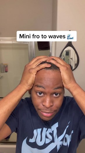Mini afro to waves!🌊 #wavepapi #wavetok #360waves🥶 #waveturorial #latherkingpapi