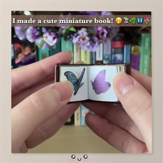 Dear Friends, I made a miniature faux leather book, sort of like a field guide! 🤭📚🌿🌷🦋✨It was so nice to put on some music, curl up in my nest of pillows with a little table, and make something just for the fun of it. (Also a great way to use up some tiny scraps I had leftover from full-sized bookbinding projects. 😁) This year I will be leaning into more cozy hobbies. It is time. 😌✨What cozy hobbies do you enjoy? #handmade #bookbinding #miniatures #tinythings #hobby