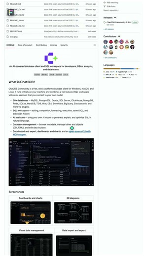 OtterMind/Chat2DB — One SQL client, thirty databases, your own AI. 🟡 Watchlist #Shorts
