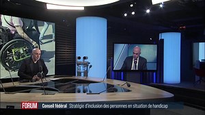 Le Conseil fédéral veut améliorer l’inclusion des personnes en situation de handicap: interview d’Alain Berset - Forum - Play RTS