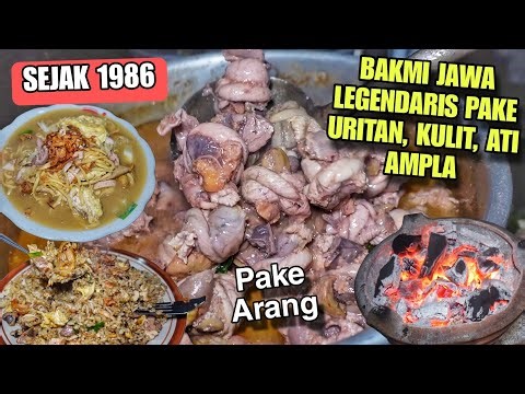 SEJAK 1986 !! BAKMI JAWA LEGENDARIS DEKAT HOTEL ALILA SOLO !! KOMPLIT PAKE KULIT, URITAN, ATI AMPELA