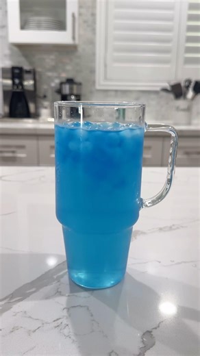 Ocean water 💦 #asmr#satisfying#water#watertok#organize#asmr#drink#drinkrecipe#oceanwater#restock