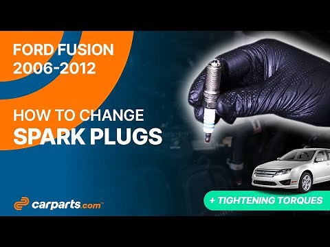 How to replace the Spark Plugs 2006 - 2012 2.5 Ford Fusion ⚡