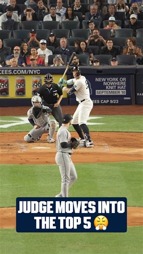 "I always thought that record would stand until it was broken." For the first time since 1957, there's a new name in the top 5 of the Yankees all-time home run leaderboard! | MLB