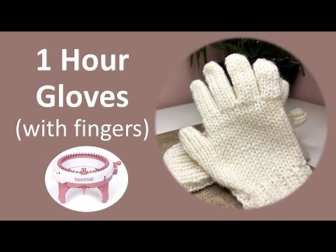 Sentro Knitting Machine Gloves with fingers!