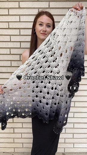 Crochet Virus Shawl - Unique Dark Fashion Statement