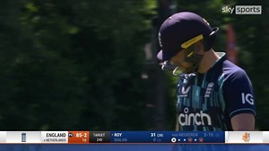 Dawid Malan out for a duck as Paul van Meekeren strikes again