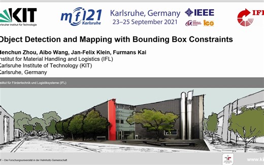 Object Detection and Mapping with Bounding Box Constraints