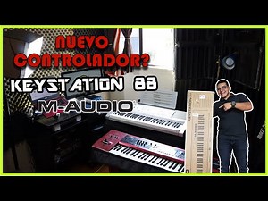 Keystation 88 unboxing review in Spanish