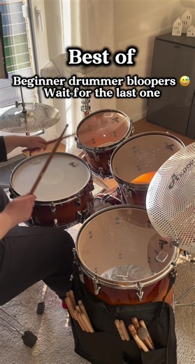 This pretty much sums up my week in 13 seconds 😅🥁 How was your week? #bloopers #drumbloopers #blooper😂 #drums #drum