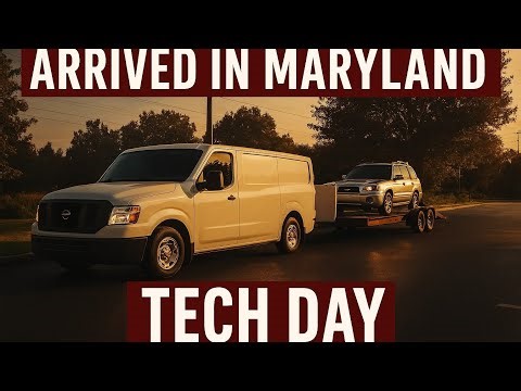 Tech Day Begins: Forester & Tow Rig ARRIVE in Maryland!