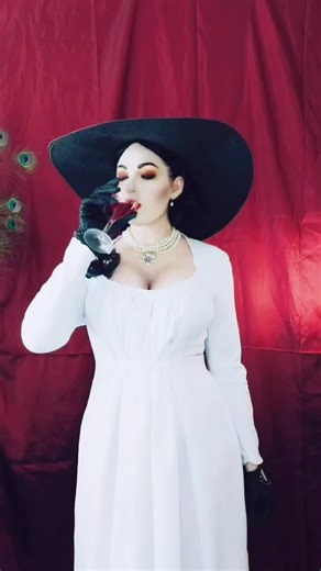 Lady Dimitrescu Cosplay Inspiration from Resident Evil Village