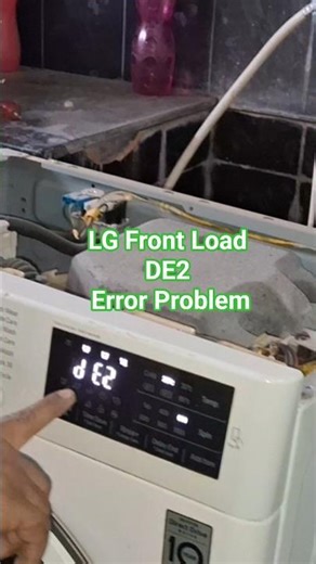LG Front Load Washing Machine DE2 Error Problem solve. how To fixed DE2 Error Problem. #mogish #suri