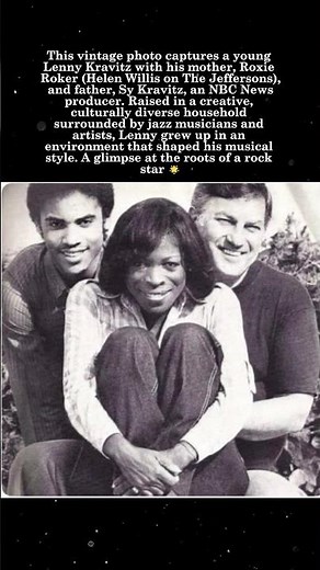 Young Lenny Kravitz with Parents Roxie Roker & Sy Kravitz — Before the Fame 🎸📸#LennyKravitz