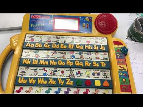 VTECH Little Smart Alphabet Picture Desk Kids Learning Toy