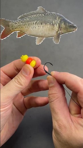 How to rig a hook with artificial corn / Bait for big fish