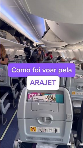 Flying with ARAJET 🇧🇷🇨🇦 #travelcheap #lowcost #arajet