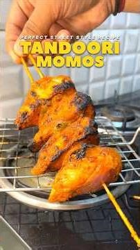 🥟🌶️ Street style tandoori momos recipe 😍 #tandoorimomos #momos #streetfood #homemade #ytshorts