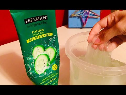 DIY no glue face mask slime