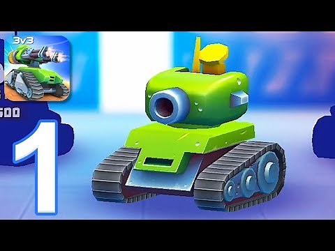Tanks A Lot: 3v3 Brawls - Gameplay Walkthrough Part 1 - Tutorial (iOS, Android)