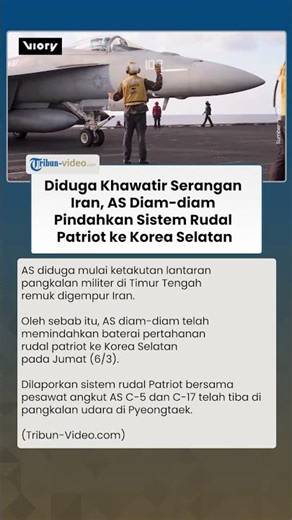 Diduga Khawatir Serangan Iran, AS Diam-diam Pindahkan Sistem Rudal Patriot ke Korea Selatan