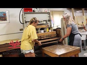 Paper Drying Tutorial at the Kalamazoo Book Arts Center