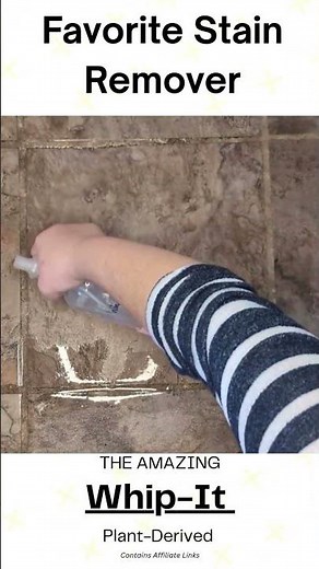 Stain Remover Whip-It Cleaner | Satisfying Tile Cleaning Hack | Deep Clean Grout FAST