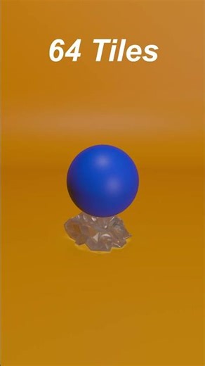 4 Tiles to 1024 Tiles - The Difference is INSANE #3d #blender #satisfying