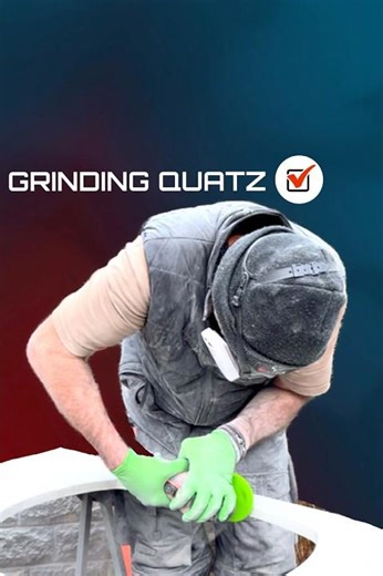 Cutting and grinding quartz, how to get a good clean surface