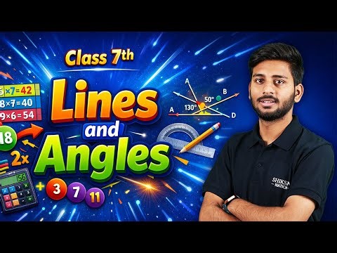Lines and Angles Explained by Aman Sir | Class 7 Maths | Easy Concepts & Examples