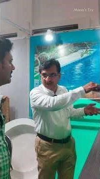 பட்ஜெட் நீச்சல் குளம்! FRP Swimming Pool Build Intec 2026 Exhibition | Mano's Try #Shorts