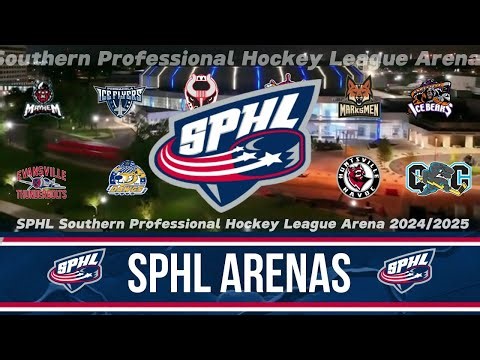 SPHL Southern Professional Hockey League Arenas 2024/25