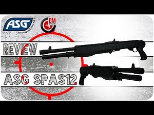 Airsoft Review ENG - For strong men ! ASG SPAS 12 spring shotgun - DM Diffusion